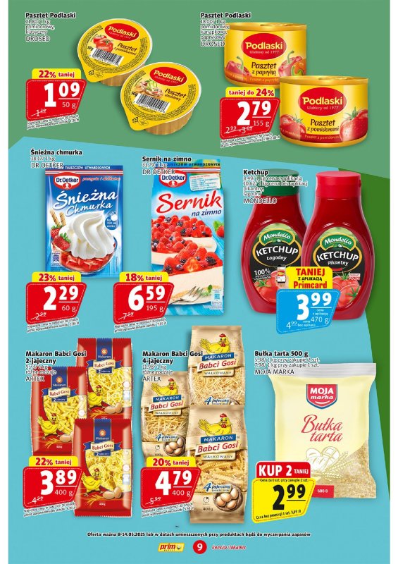 Prim Market - gazetka promocyjna Gazetka od czwartku 08.05 do środy 14.05 - strona 9