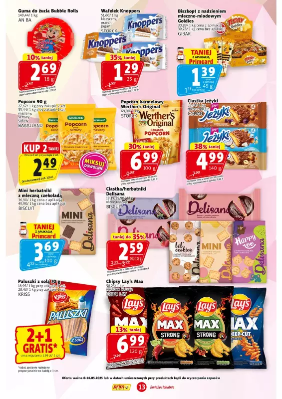 Prim Market - gazetka promocyjna Gazetka od czwartku 08.05 do środy 14.05 - strona 13