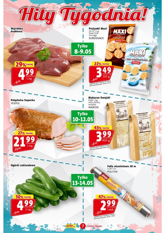 Prim Market - gazetka promocyjna Gazetka od czwartku 08.05 do środy 14.05 - strona 7