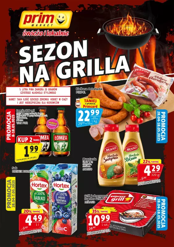 Prim Market - gazetka promocyjna Sezon na grilla od wtorku 13.05 do niedzieli 18.05