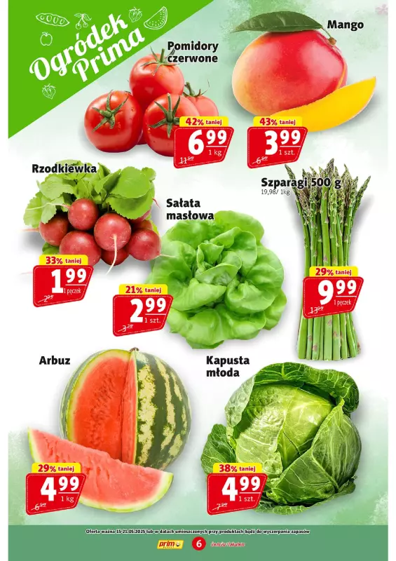 Prim Market - gazetka promocyjna Gazetka od czwartku 15.05 do środy 21.05 - strona 6