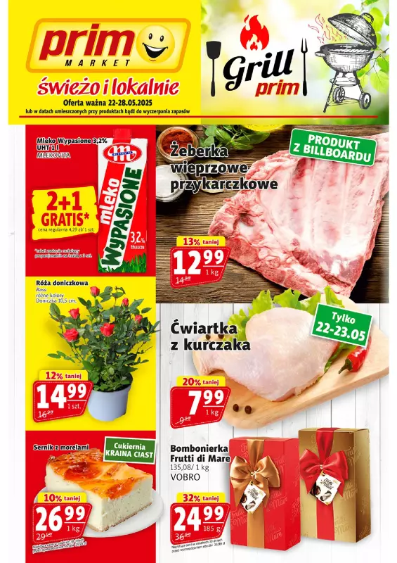Prim Market - gazetka promocyjna Gazetka od czwartku 22.05 do środy 28.05