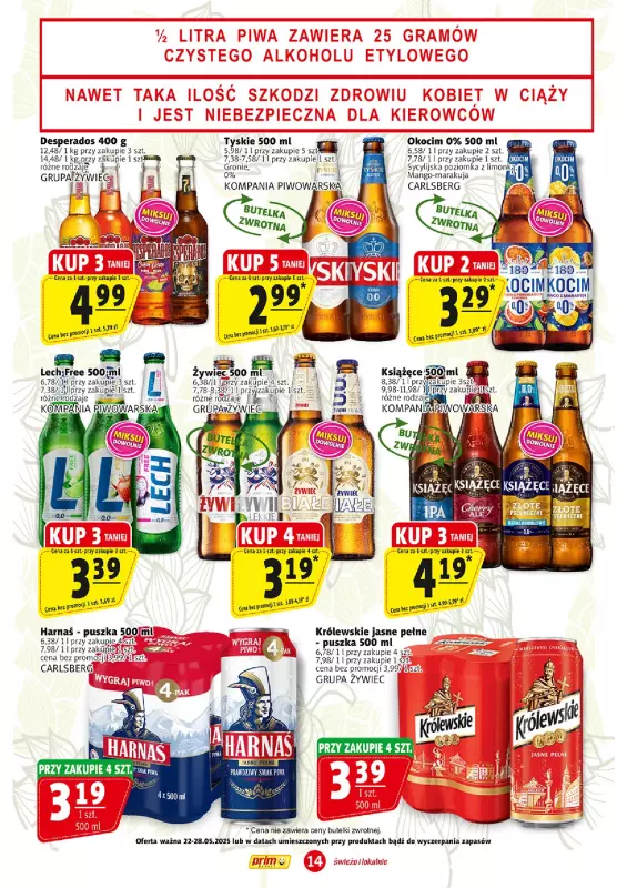 Prim Market - gazetka promocyjna Gazetka od czwartku 22.05 do środy 28.05 - strona 14