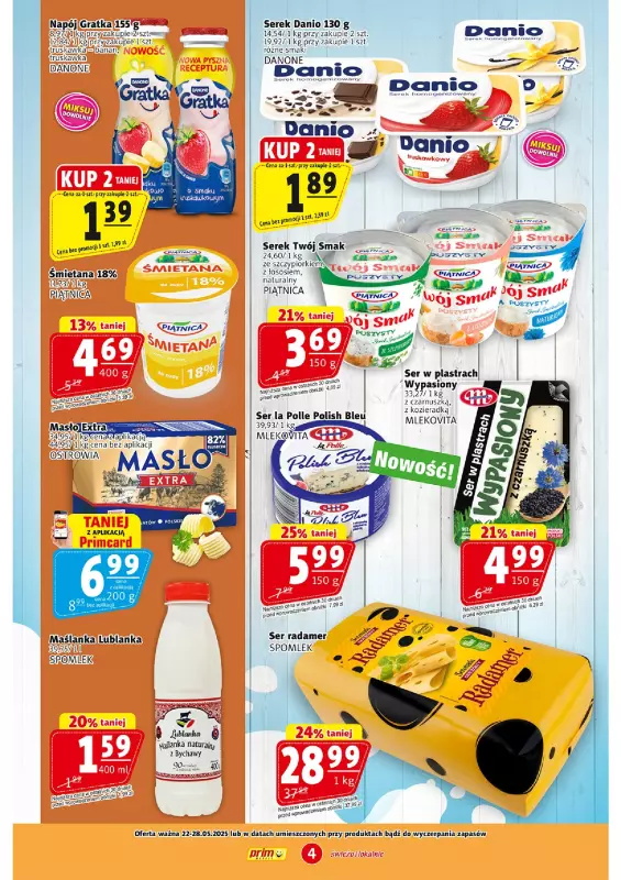 Prim Market - gazetka promocyjna Gazetka od czwartku 22.05 do środy 28.05 - strona 4