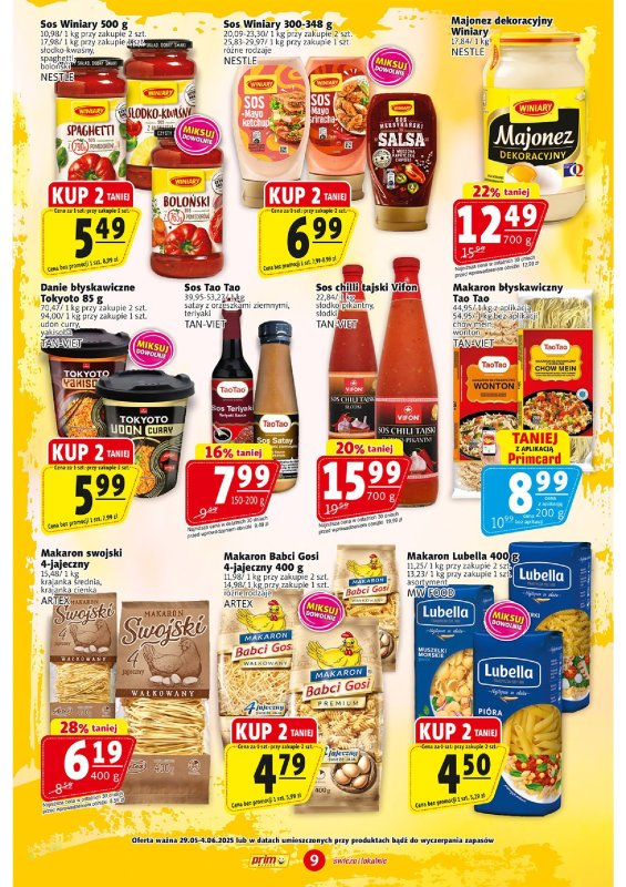 Prim Market - gazetka promocyjna Gazetka od czwartku 29.05 do środy 04.06 - strona 9