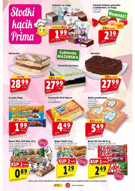 Prim Market - gazetka promocyjna Gazetka od czwartku 29.05 do środy 04.06 - strona 12