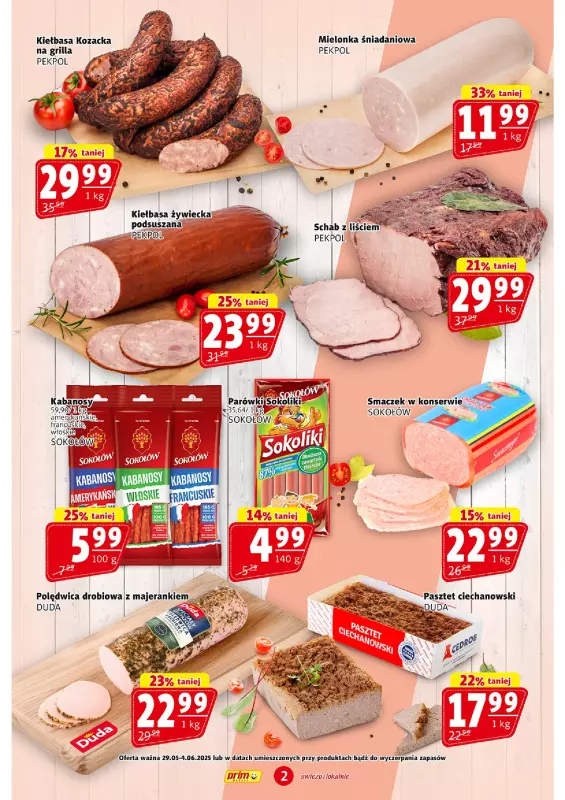 Prim Market - gazetka promocyjna Gazetka od czwartku 29.05 do środy 04.06 - strona 2