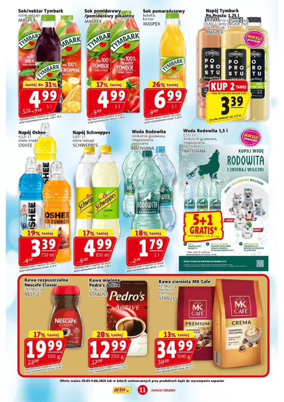 Prim Market - gazetka promocyjna Gazetka od czwartku 29.05 do środy 04.06 - strona 11