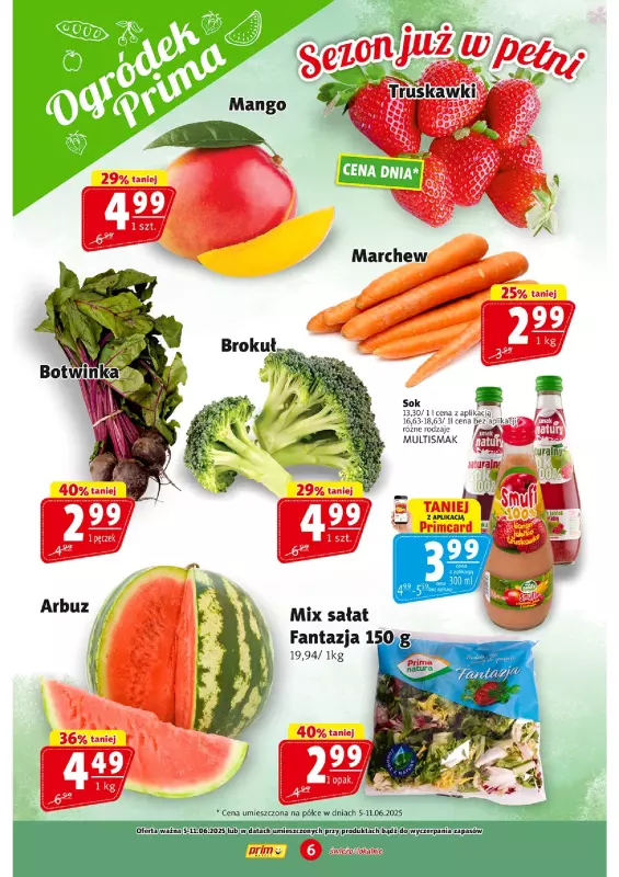 Prim Market - gazetka promocyjna Gazetka od czwartku 05.06 do środy 11.06 - strona 6