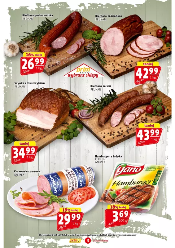 Prim Market - gazetka promocyjna Gazetka od czwartku 05.06 do środy 11.06 - strona 3