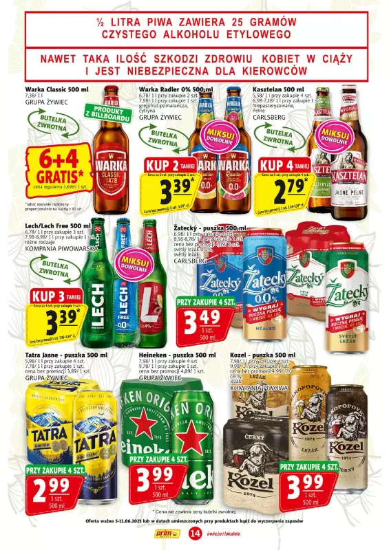 Prim Market - gazetka promocyjna Gazetka od czwartku 05.06 do środy 11.06 - strona 14