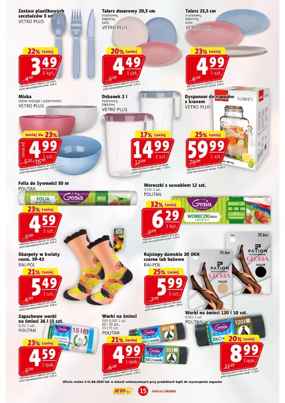 Prim Market - gazetka promocyjna Gazetka od czwartku 05.06 do środy 11.06 - strona 15