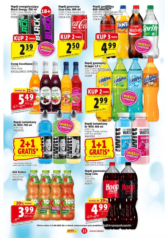 Prim Market - gazetka promocyjna Gazetka od czwartku 05.06 do środy 11.06 - strona 11