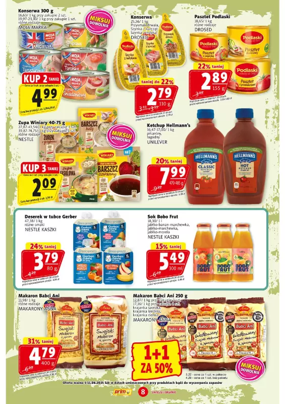 Prim Market - gazetka promocyjna Gazetka od czwartku 05.06 do środy 11.06 - strona 8
