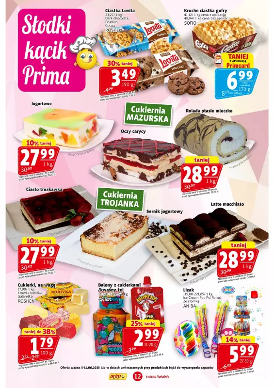 Prim Market - gazetka promocyjna Gazetka od czwartku 05.06 do środy 11.06 - strona 12