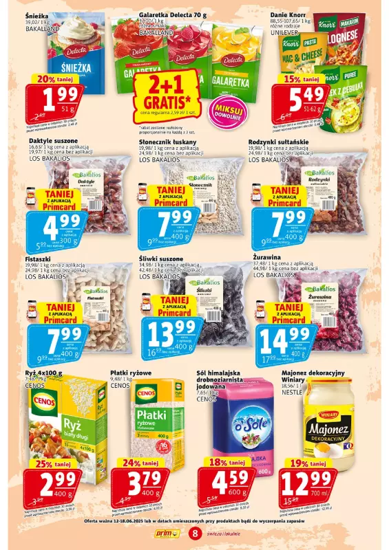Prim Market - gazetka promocyjna Gazetka od czwartku 12.06 do środy 18.06 - strona 8