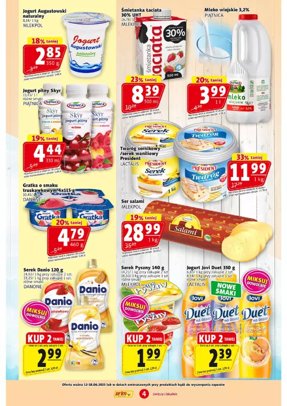 Prim Market - gazetka promocyjna Gazetka od czwartku 12.06 do środy 18.06 - strona 4