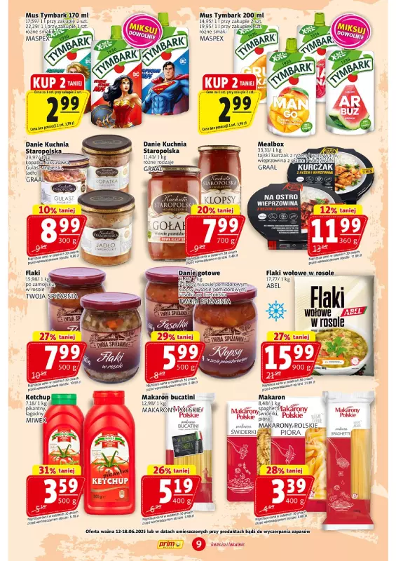 Prim Market - gazetka promocyjna Gazetka od czwartku 12.06 do środy 18.06 - strona 9