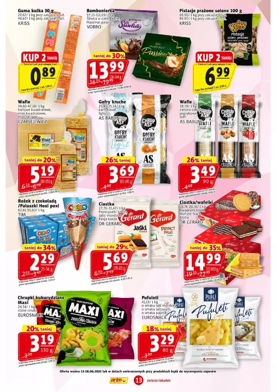 Prim Market - gazetka promocyjna Gazetka od czwartku 12.06 do środy 18.06 - strona 13