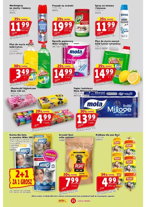 Prim Market - gazetka promocyjna Gazetka od czwartku 12.06 do środy 18.06 - strona 15