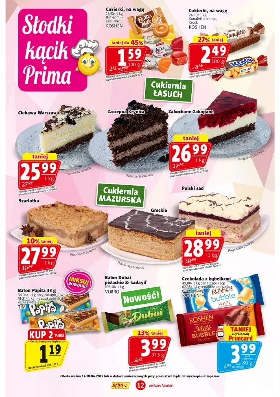 Prim Market - gazetka promocyjna Gazetka od czwartku 12.06 do środy 18.06 - strona 12