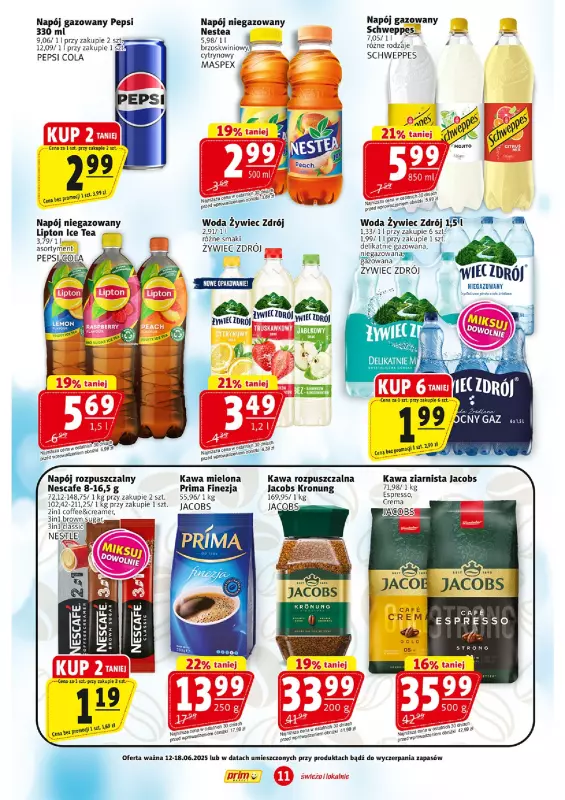 Prim Market - gazetka promocyjna Gazetka od czwartku 12.06 do środy 18.06 - strona 11