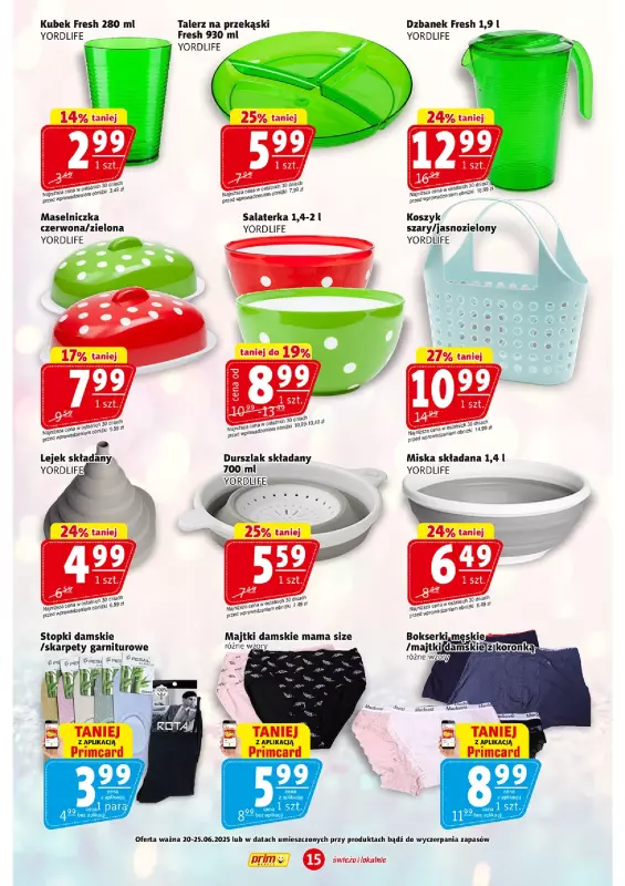 Prim Market - gazetka promocyjna Gazetka od piątku 20.06 do środy 25.06 - strona 15