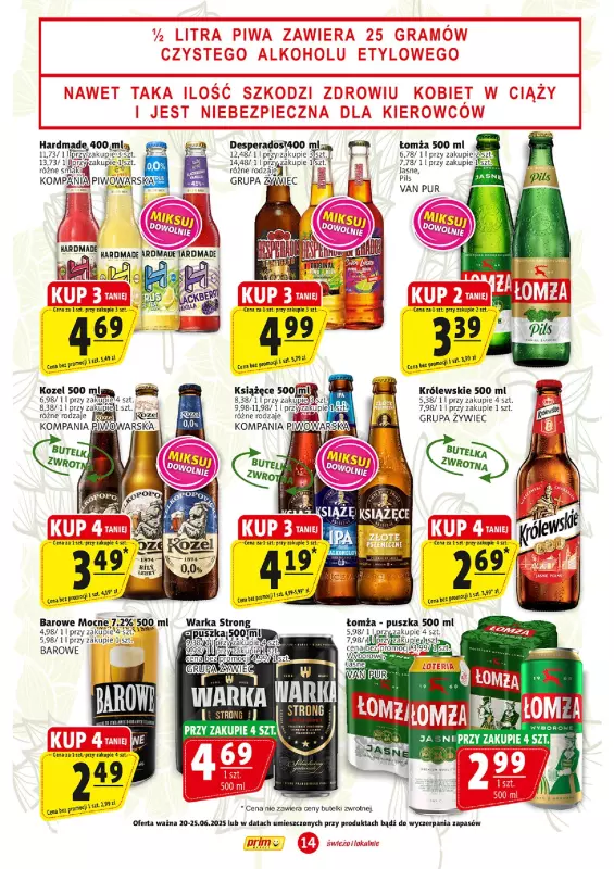 Prim Market - gazetka promocyjna Gazetka od piątku 20.06 do środy 25.06 - strona 14