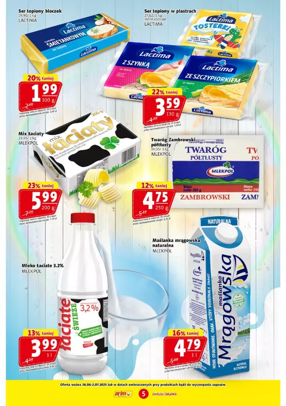 Prim Market - gazetka promocyjna Gazetka od czwartku 26.06 do środy 02.07 - strona 5