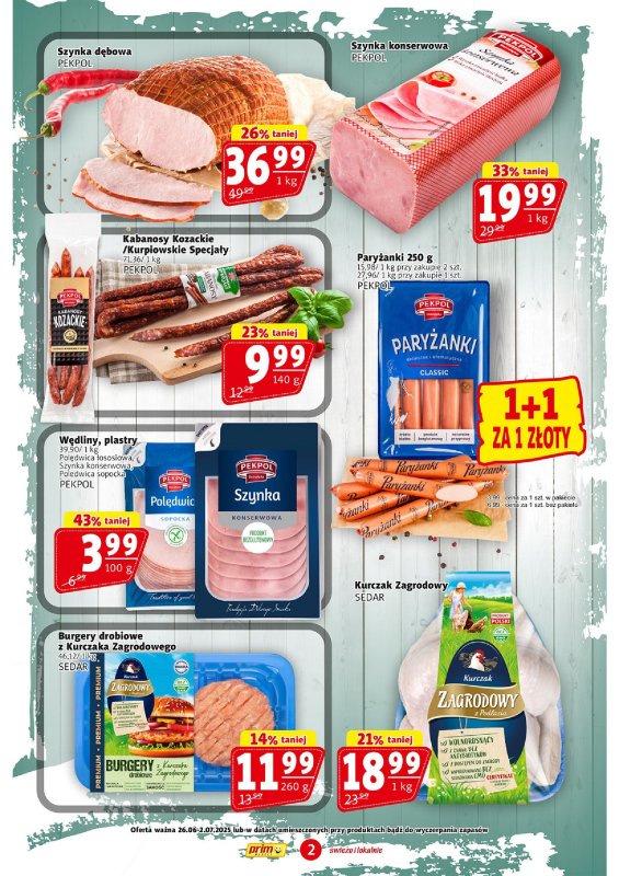 Prim Market - gazetka promocyjna Gazetka od czwartku 26.06 do środy 02.07 - strona 2