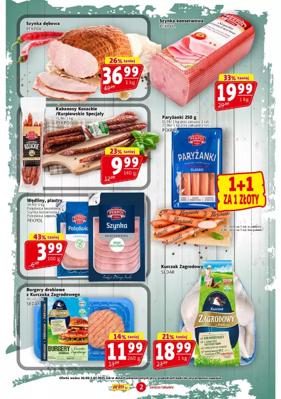Prim Market - gazetka promocyjna Gazetka od czwartku 26.06 do środy 02.07 - strona 2