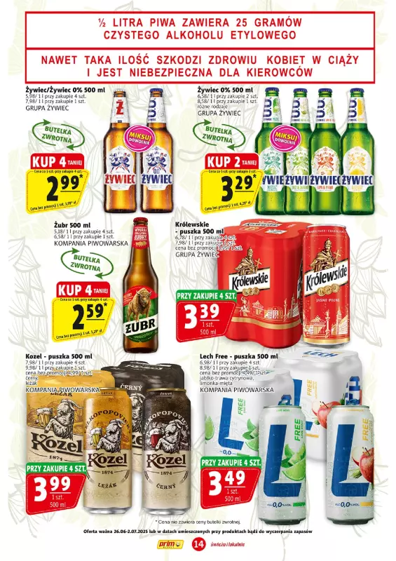 Prim Market - gazetka promocyjna Gazetka od czwartku 26.06 do środy 02.07 - strona 14