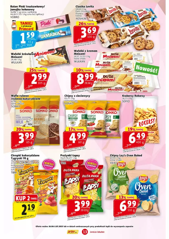 Prim Market - gazetka promocyjna Gazetka od czwartku 26.06 do środy 02.07 - strona 13