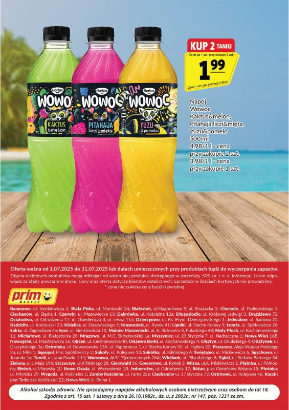 Prim Market - gazetka promocyjna Oferta alkoholowa  do czwartku 31.07 - strona 12