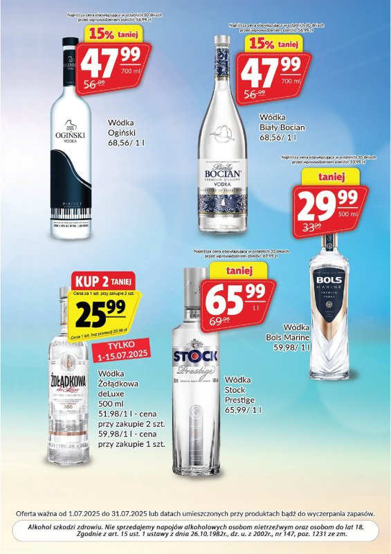 Prim Market - gazetka promocyjna Oferta alkoholowa  do czwartku 31.07 - strona 7
