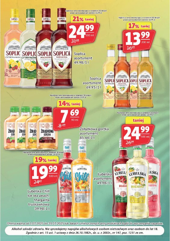 Prim Market - gazetka promocyjna Oferta alkoholowa  do czwartku 31.07 - strona 3