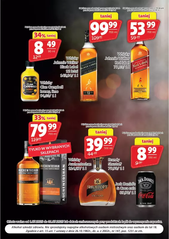 Prim Market - gazetka promocyjna Oferta alkoholowa  do czwartku 31.07 - strona 4