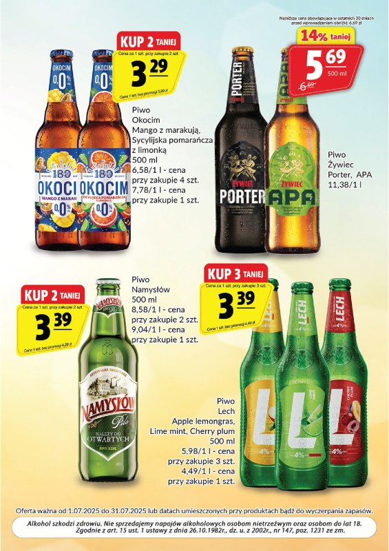 Prim Market - gazetka promocyjna Oferta alkoholowa  do czwartku 31.07 - strona 11