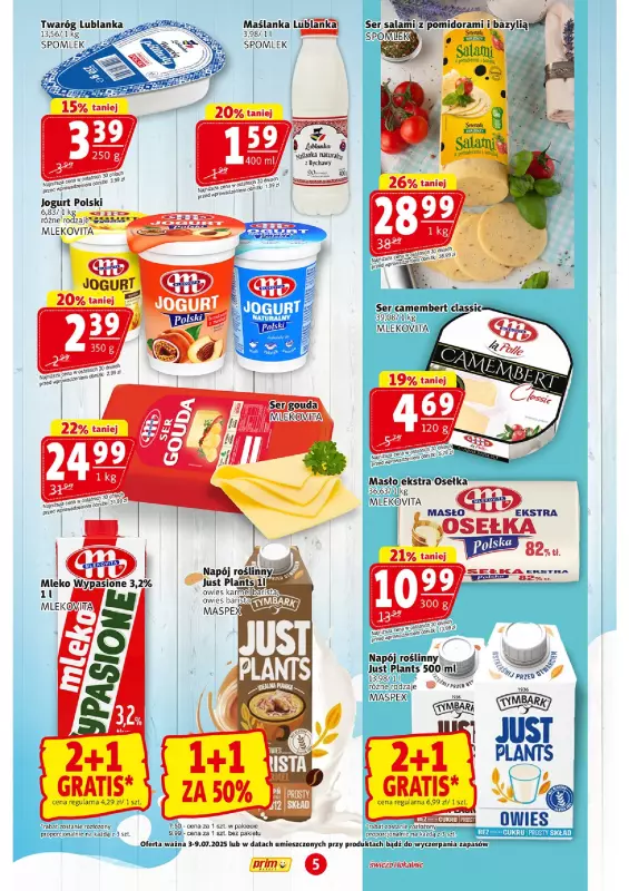 Prim Market - gazetka promocyjna Gazetka od czwartku 03.07 do środy 09.07 - strona 5