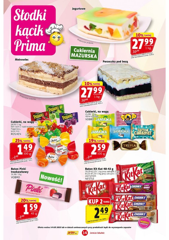 Prim Market - gazetka promocyjna Gazetka od czwartku 03.07 do środy 09.07 - strona 14