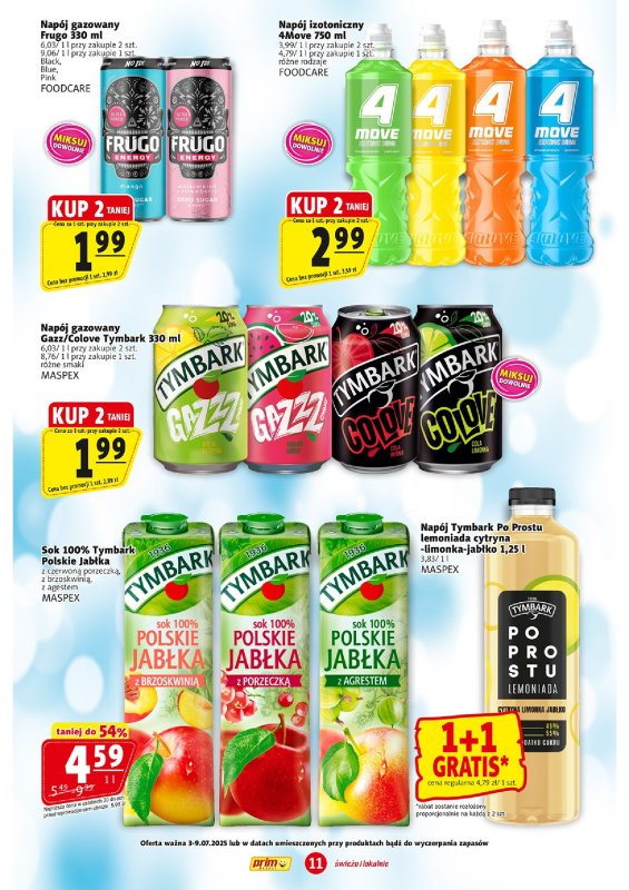 Prim Market - gazetka promocyjna Gazetka od czwartku 03.07 do środy 09.07 - strona 11