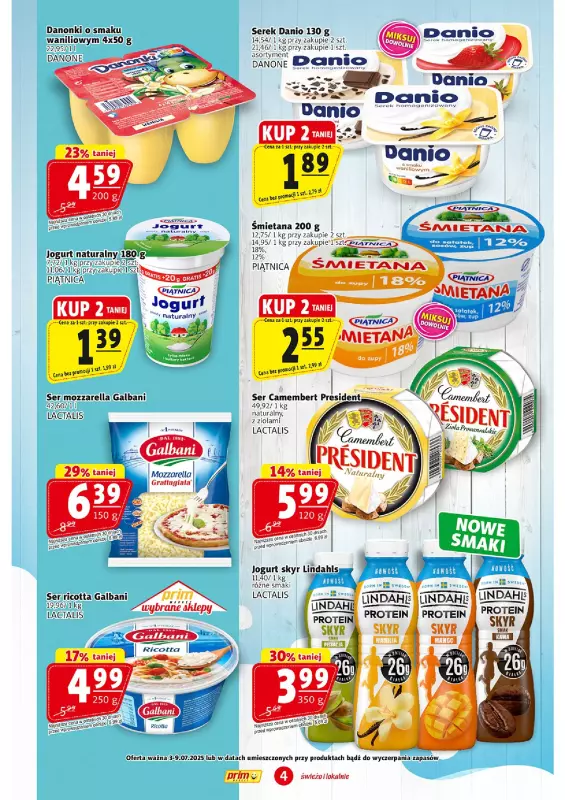 Prim Market - gazetka promocyjna Gazetka od czwartku 03.07 do środy 09.07 - strona 4
