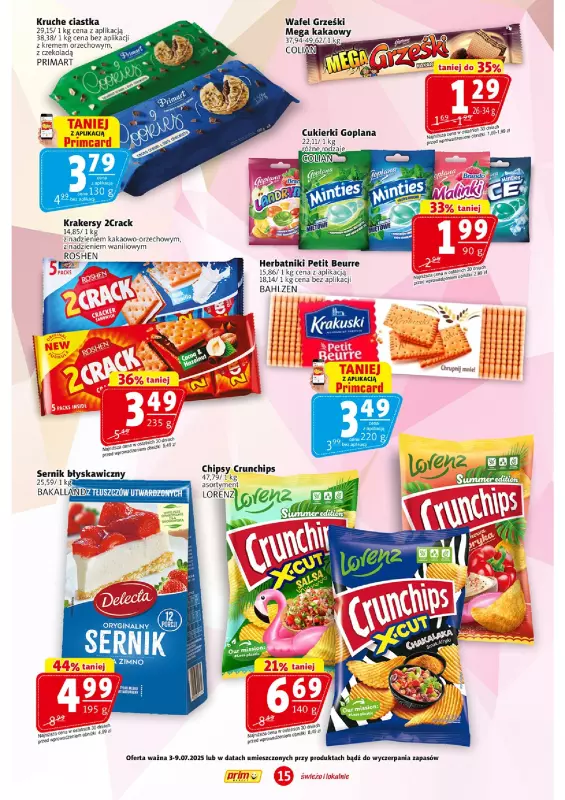 Prim Market - gazetka promocyjna Gazetka od czwartku 03.07 do środy 09.07 - strona 15