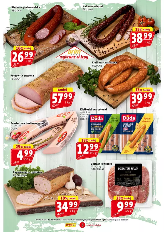 Prim Market - gazetka promocyjna Gazetka od czwartku 10.07 do środy 16.07 - strona 3