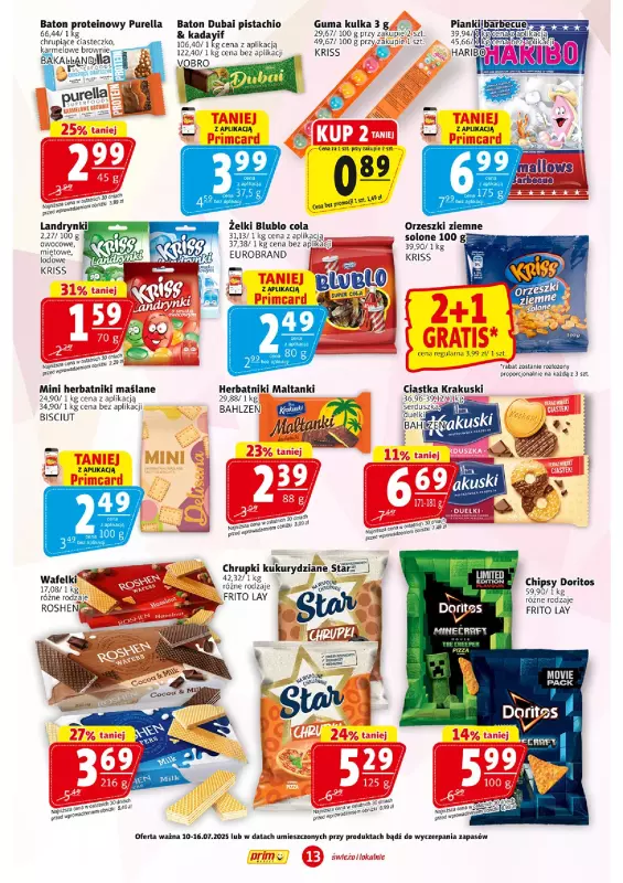 Prim Market - gazetka promocyjna Gazetka od czwartku 10.07 do środy 16.07 - strona 13