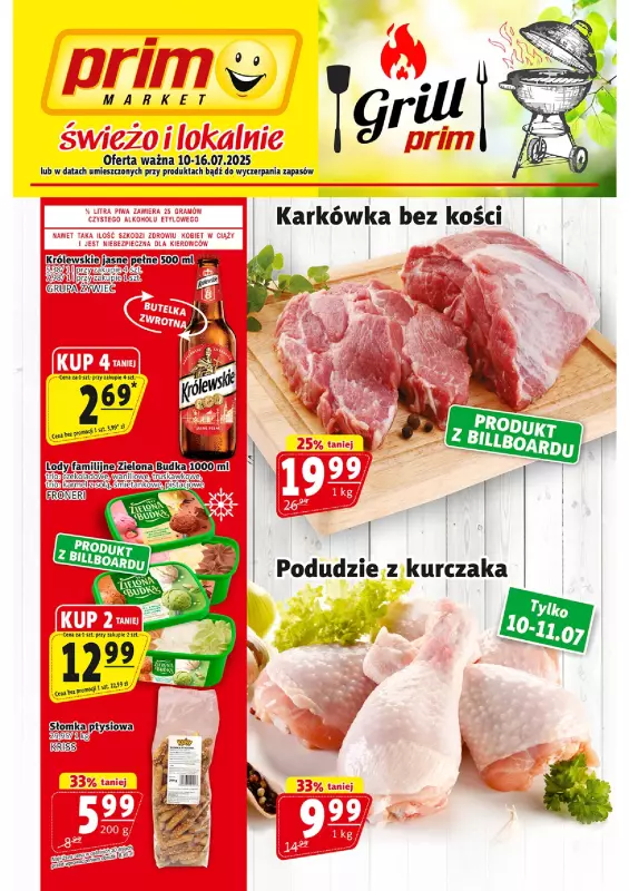 Prim Market - gazetka promocyjna Gazetka od czwartku 10.07 do środy 16.07