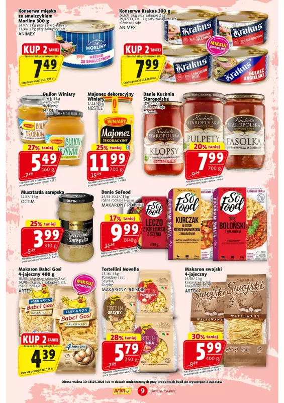 Prim Market - gazetka promocyjna Gazetka od czwartku 10.07 do środy 16.07 - strona 9