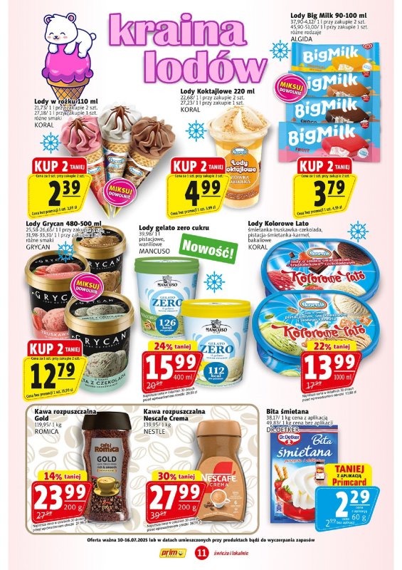 Prim Market - gazetka promocyjna Gazetka od czwartku 10.07 do środy 16.07 - strona 11