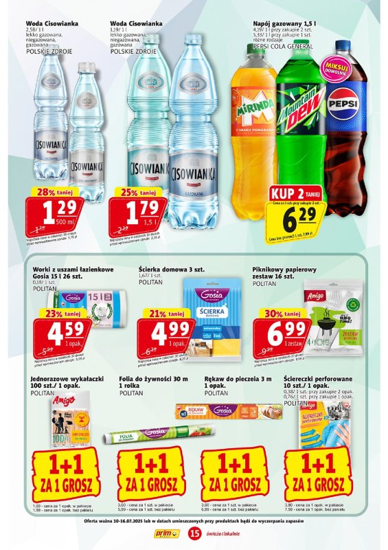 Prim Market - gazetka promocyjna Gazetka od czwartku 10.07 do środy 16.07 - strona 15