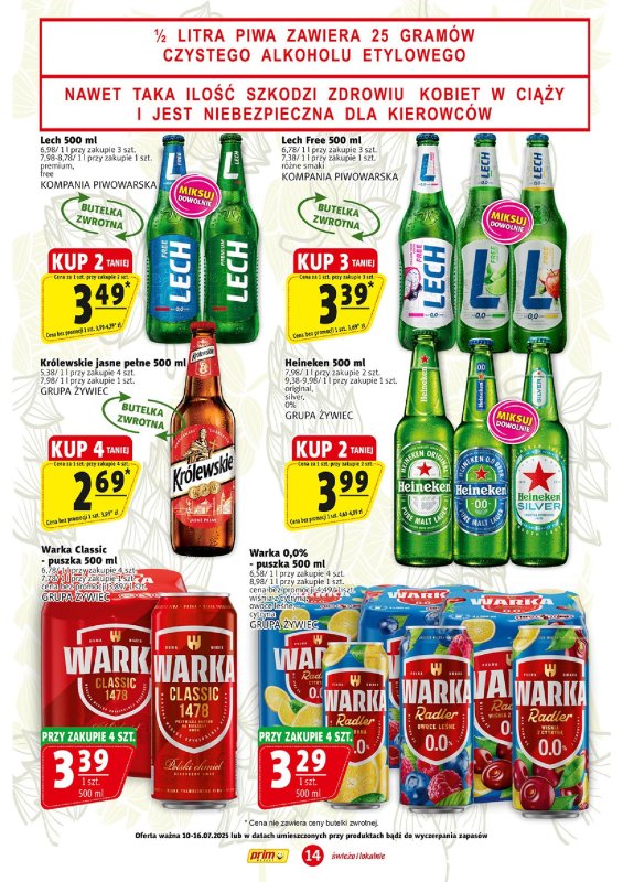 Prim Market - gazetka promocyjna Gazetka od czwartku 10.07 do środy 16.07 - strona 14